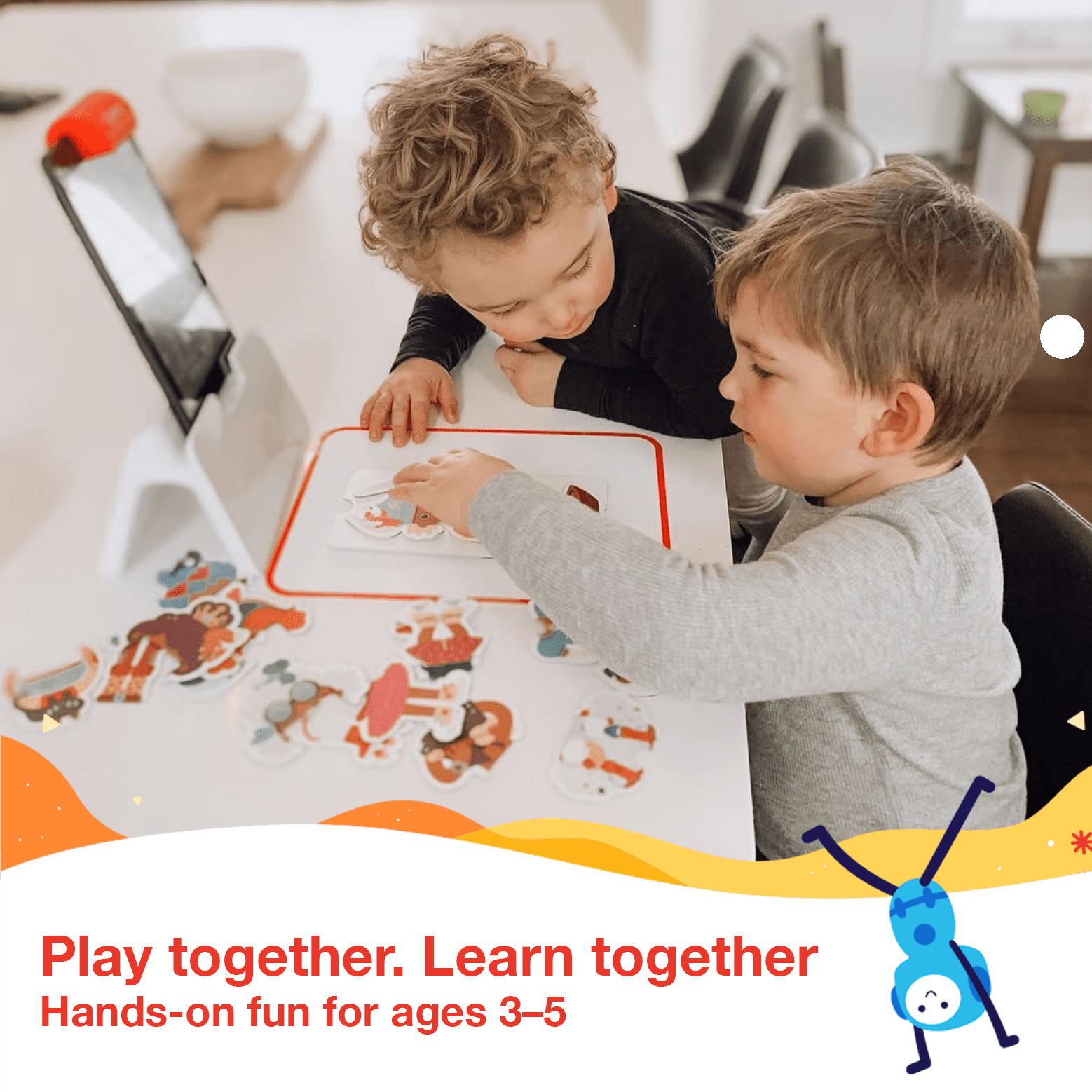  Osmo Little Genius Starter Kit Ages 3 To 5 Fun Learning 