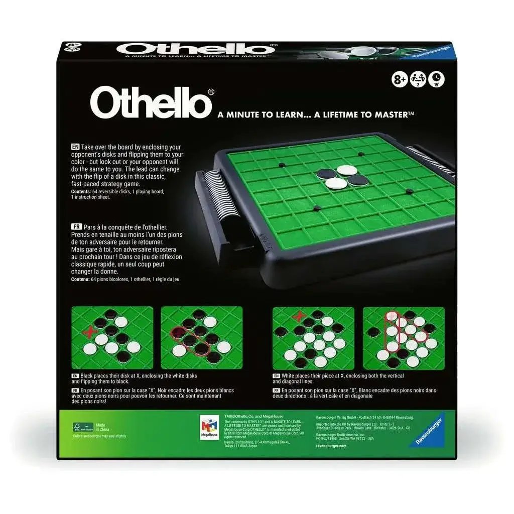 Othello Reversi Board Game For Fast Strategy Mastery - ToylandEU