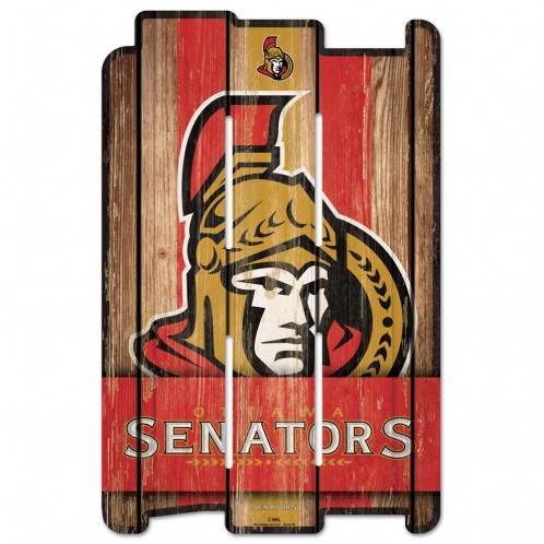 Ottawa Senators 11x17 Wood Fence Sign Special Order - ToylandEU