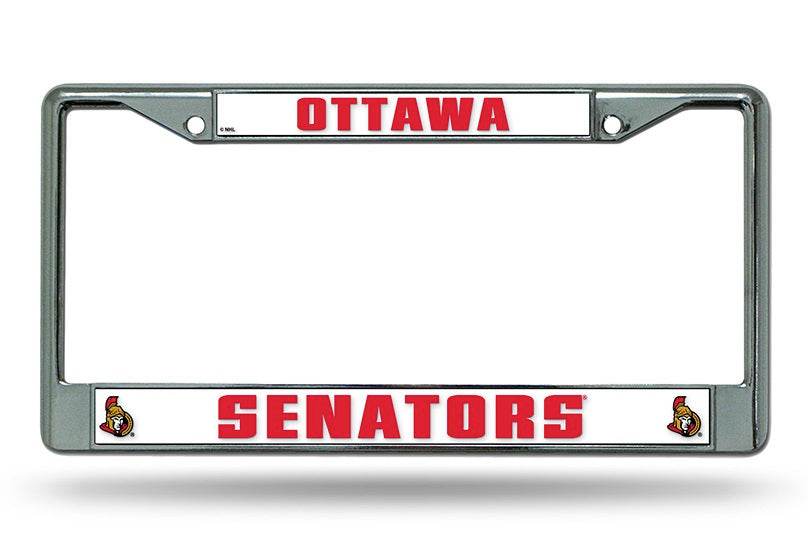 Ottawa Senators Chrome License Plate Frame Special Order - ToylandEU