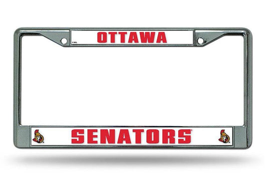 Ottawa Senators Chrome License Plate Frame Special Order - ToylandEU