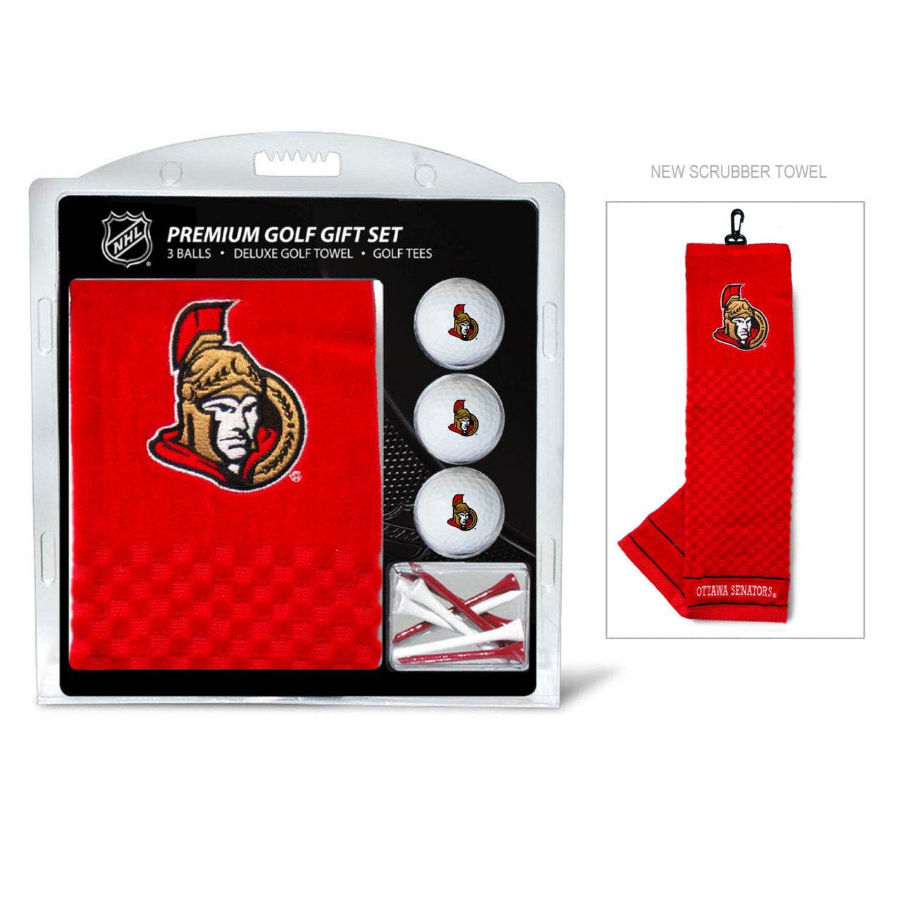 Ottawa Senators Golf Gift Set With Embroidered Towel - ToylandEU