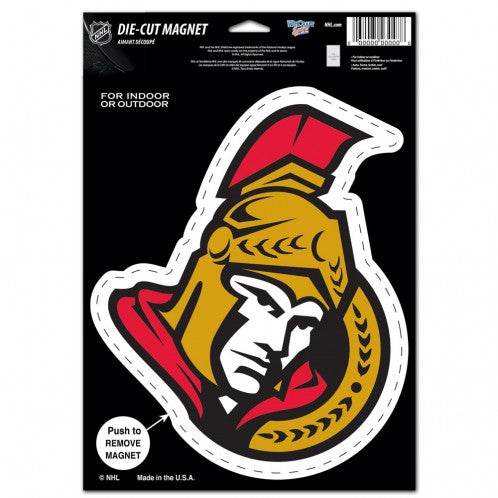 Ottawa Senators Magnet Die Cut Logo 6 By 9 Special Order - ToylandEU