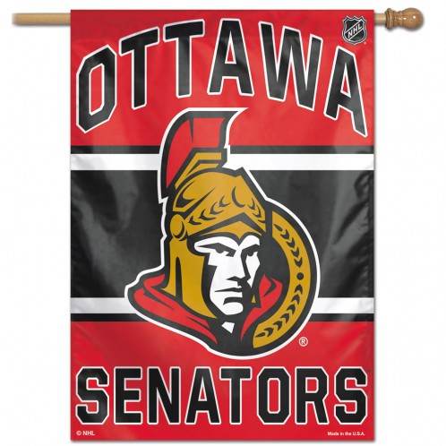 Ottawa Senators Nylon Banner 27x37 Indoor Outdoor One Sided - ToylandEU