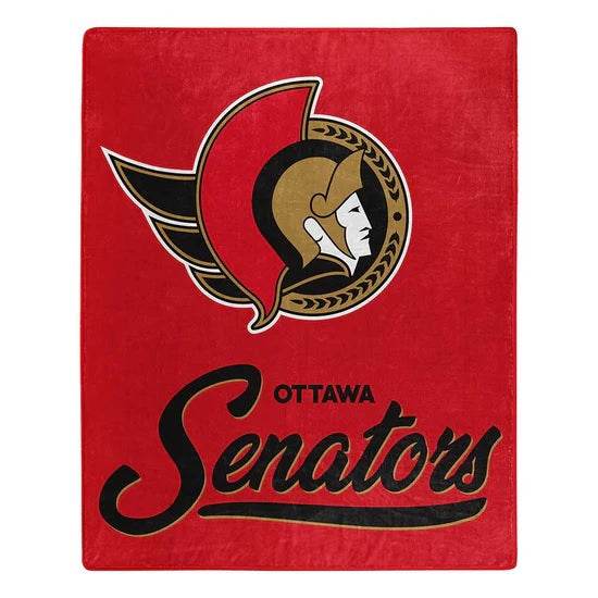 Ottawa Senators Raschel Blanket 50x60 Signature Design - ToylandEU