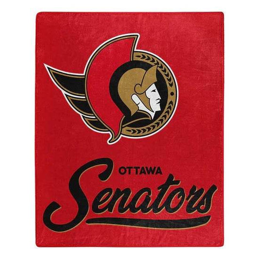 Ottawa Senators Raschel Blanket 50x60 Signature Design - ToylandEU