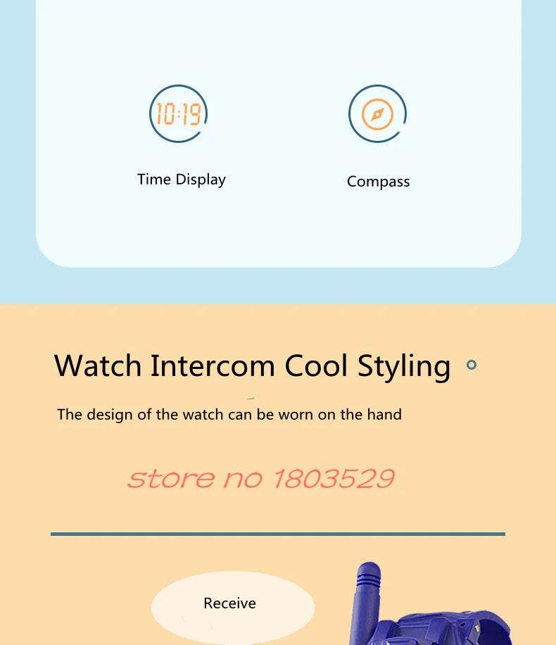 Outdoor Children Interaction Toys Watch Interphone Walkie Toy - ToylandEU
