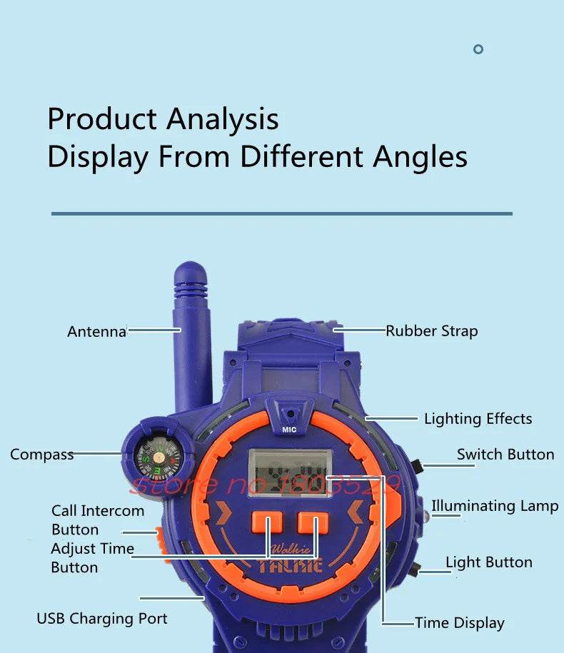 Outdoor Children Interaction Toys Watch Interphone Walkie Toy - ToylandEU
