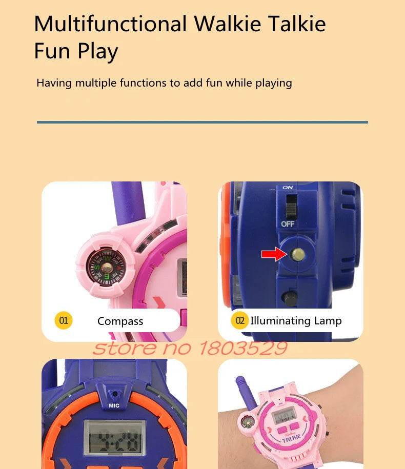 Outdoor Children Interaction Toys Watch Interphone Walkie Toy - ToylandEU