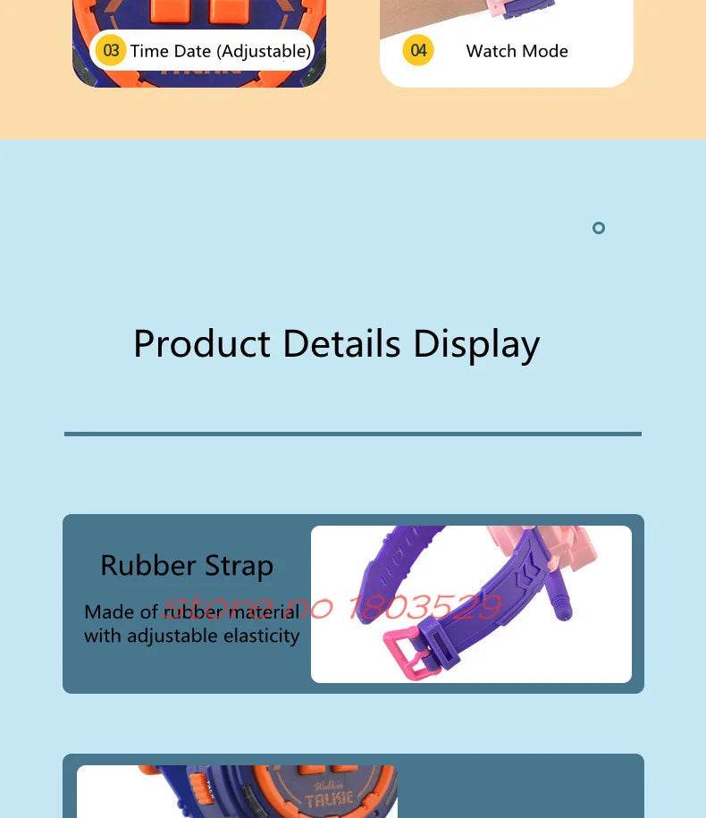 Outdoor Children Interaction Toys Watch Interphone Walkie Toy - ToylandEU