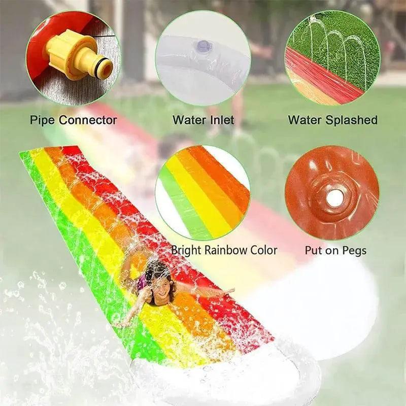  Outdoor Courtyard Lawn Inflatable Water Slide Toy Gift -  ToylandEU™