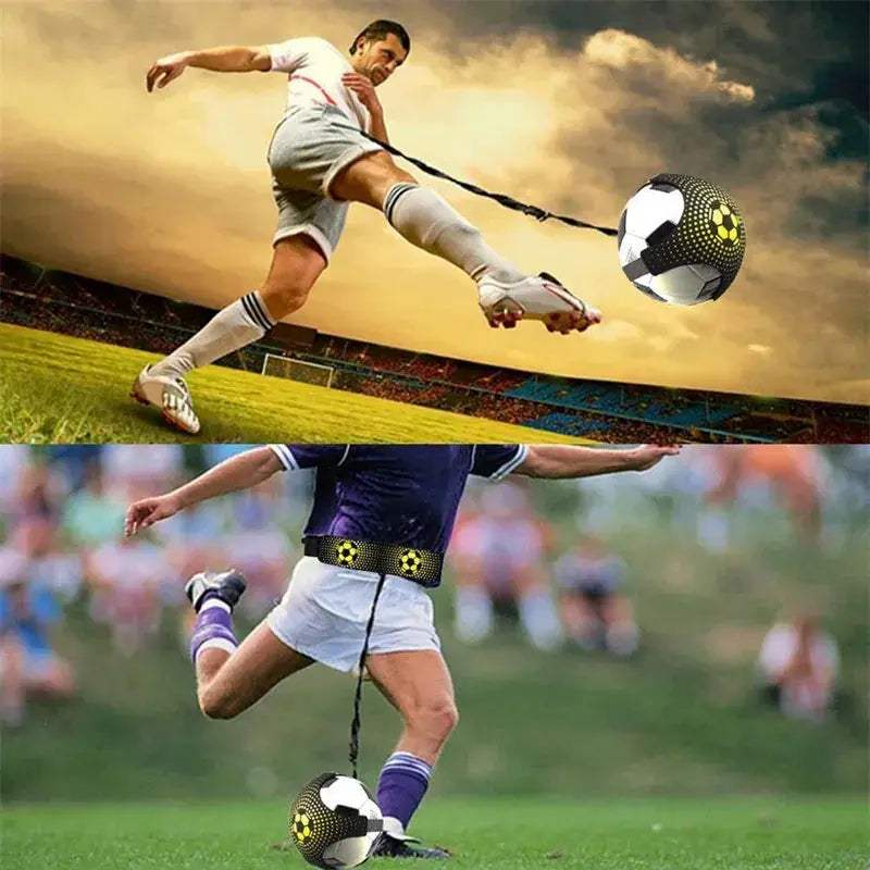 Outdoor Football Training Ball With Elastic Straps For Skills Boost - ToylandEU