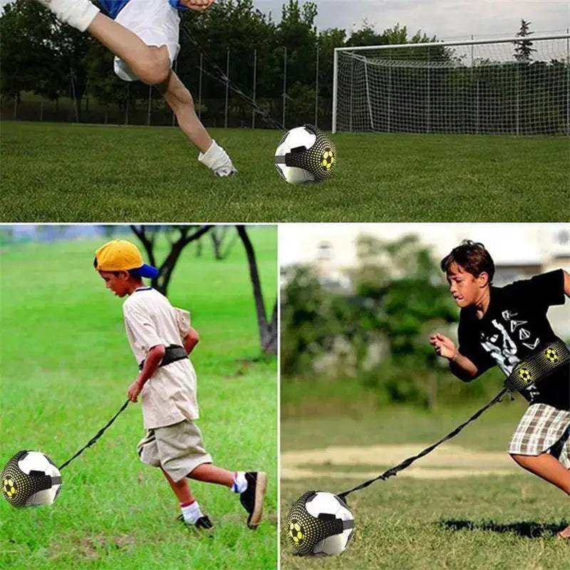 Outdoor Football Training Ball With Elastic Straps For Skills Boost - ToylandEU