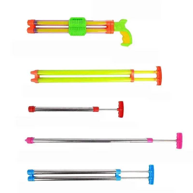 Outdoor Fun Summer Pulling Type Water Cannon Stainless Steel Swim Sprayer Toy - ToylandEU