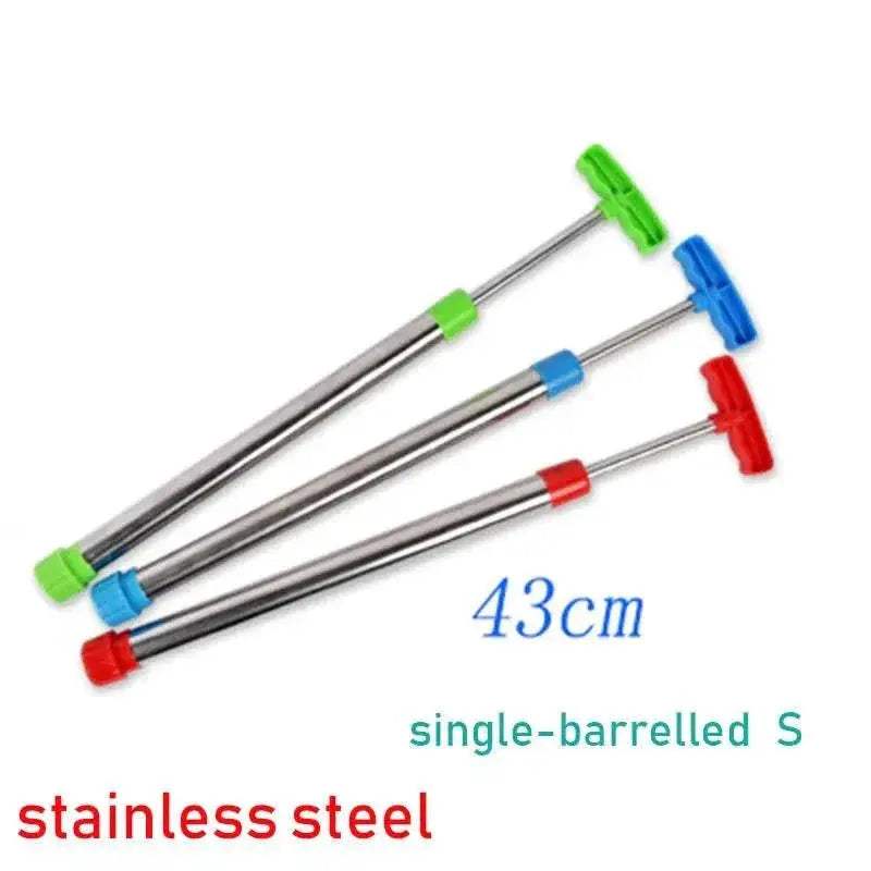 Outdoor Fun Summer Pulling Type Water Cannon Stainless Steel Swim Sprayer Toy - ToylandEU