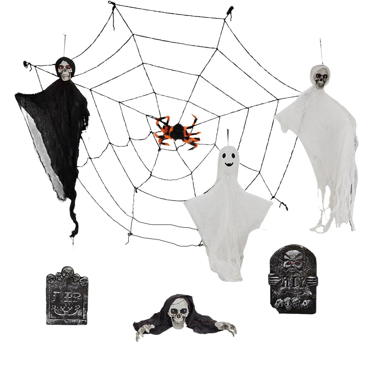 Outdoor Halloween Decorations | 8-Piece Set | Toylandeu™