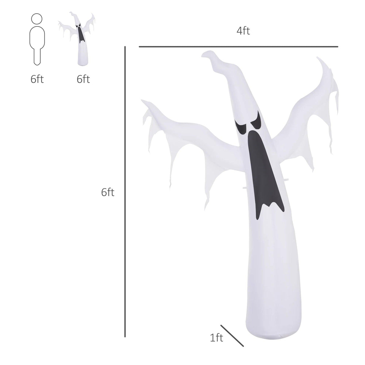 Outdoor Halloween Inflatable | 6 Ft Tall | Toylandeu™