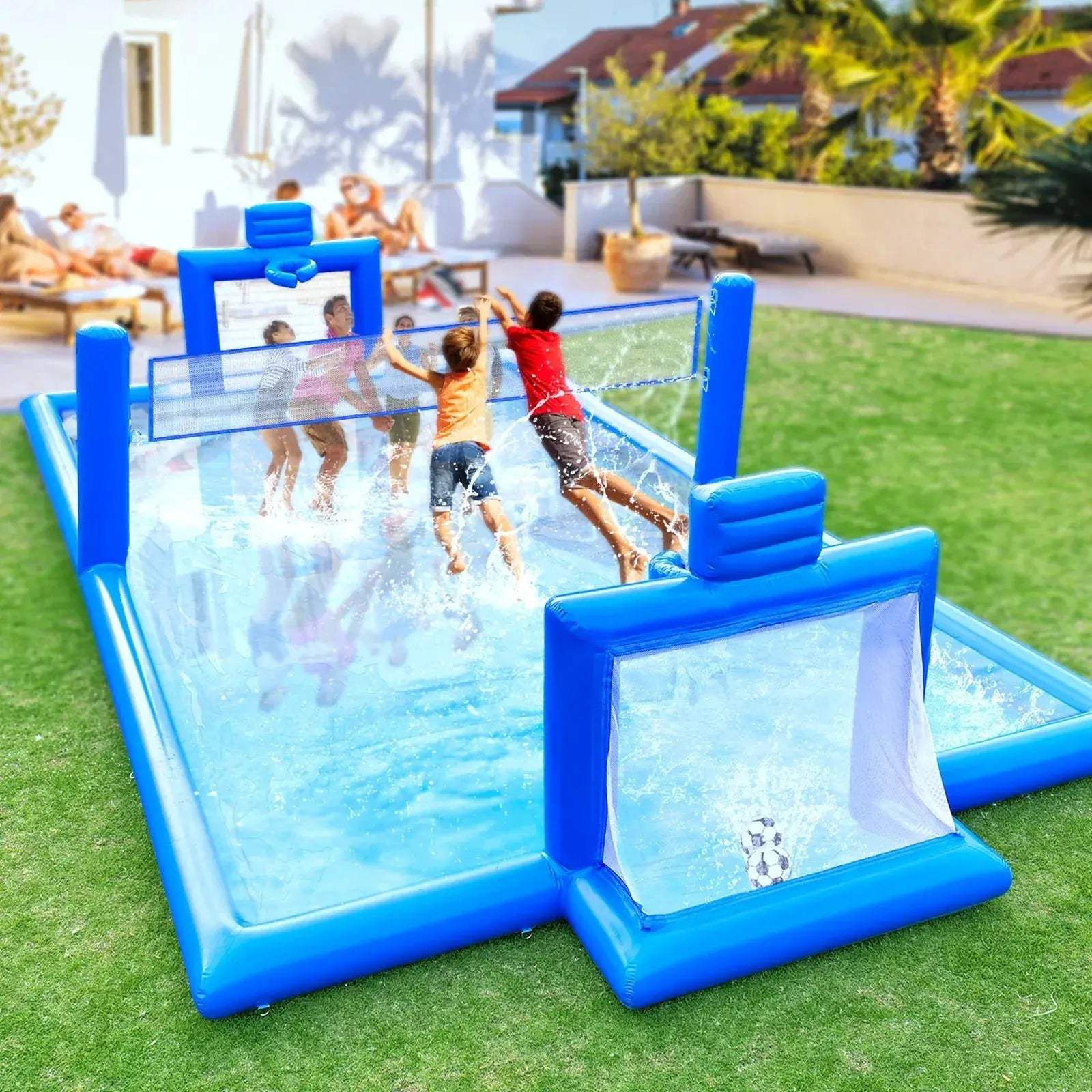 Outdoor Inflatable Sports Court 33 Feet All In One Arena - ToylandEU