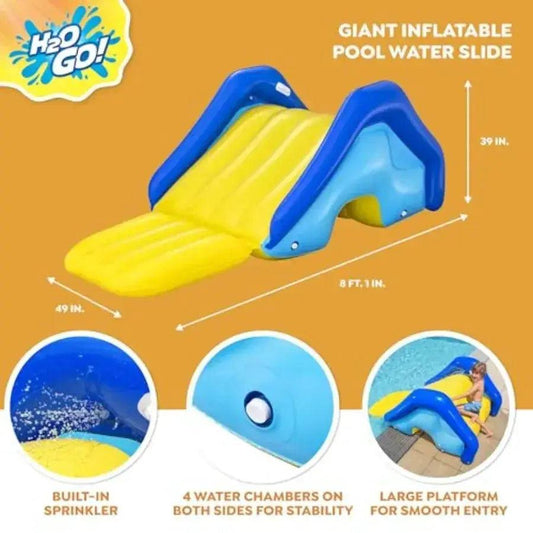  Outdoor Inflatable Water Slide 2 Pack With Sprinkler -  ToylandEU™