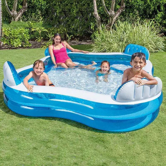  Outdoor Inflatable Water Slide Pool Splash Features -  ToylandEU™