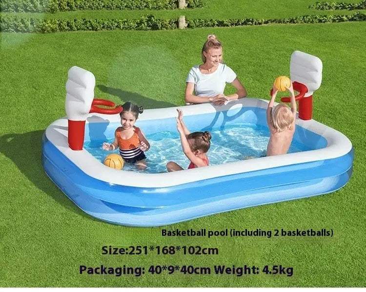 Outdoor Inflatable Water Slide Pool Splash Features -  ToylandEU™