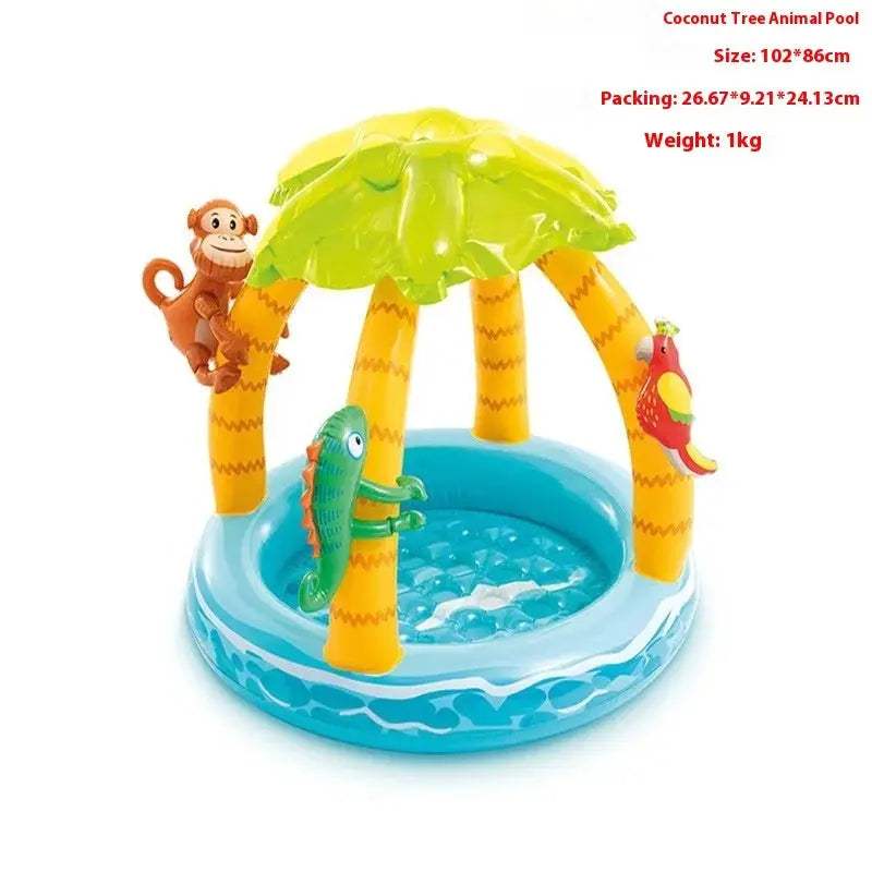  Outdoor Inflatable Water Slide Pool Splash Features -  ToylandEU™