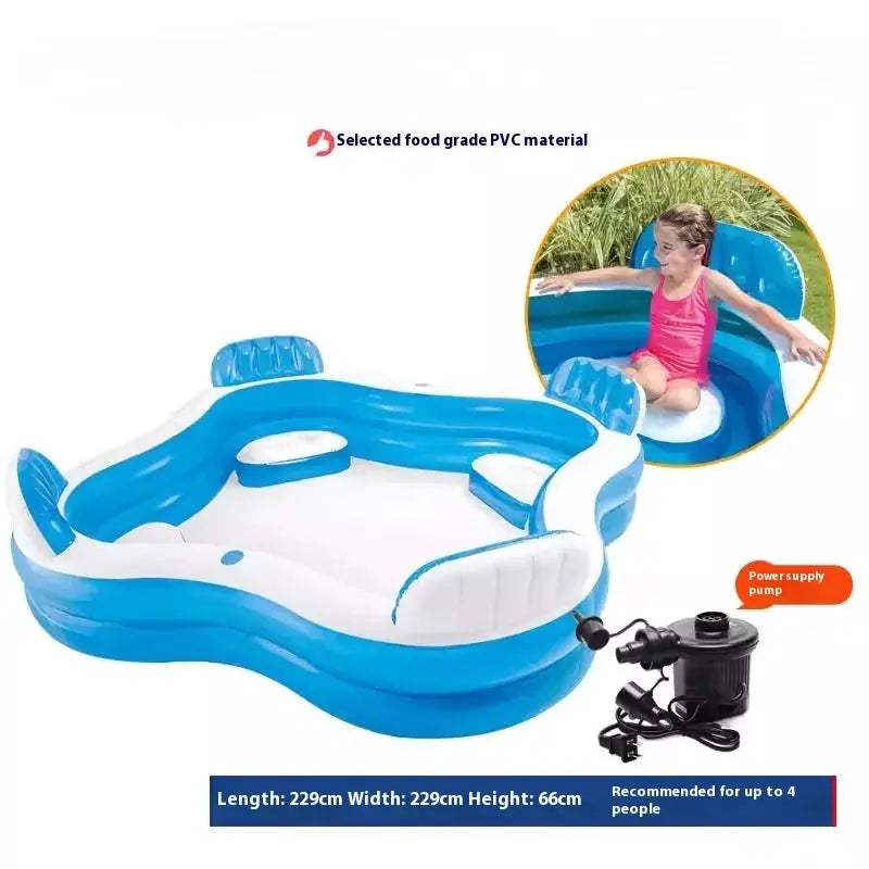  Outdoor Inflatable Water Slide Pool Splash Features -  ToylandEU™
