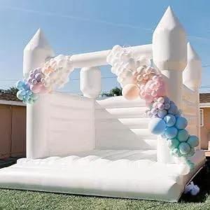  Outdoor Inflatable White Bounce House PVC Inflatable Castle -  ToylandEU™