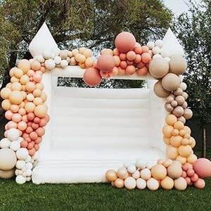  Outdoor Inflatable White Bounce House PVC Inflatable Castle -  ToylandEU™