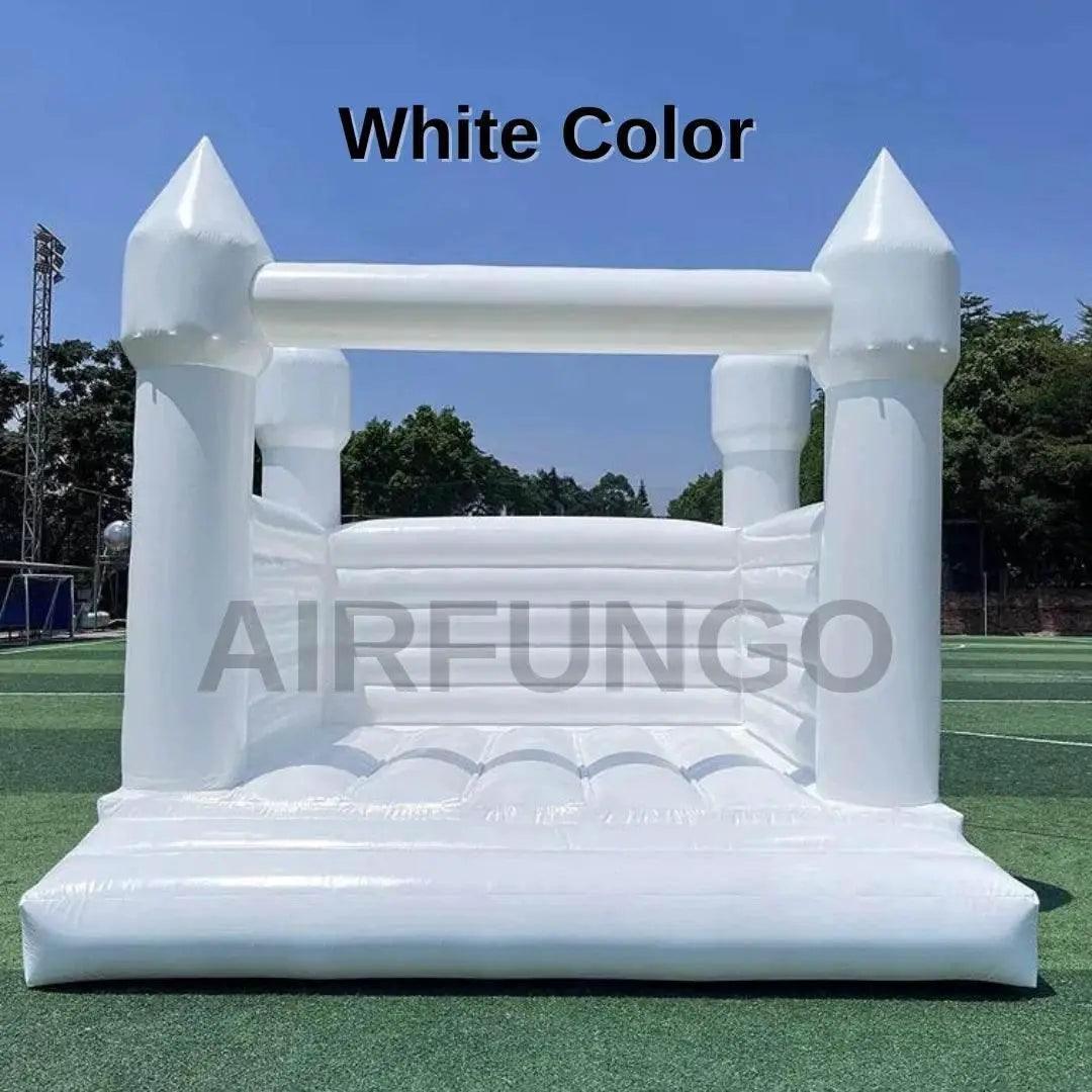  Outdoor Inflatable White Bounce House PVC Inflatable Castle -  ToylandEU™