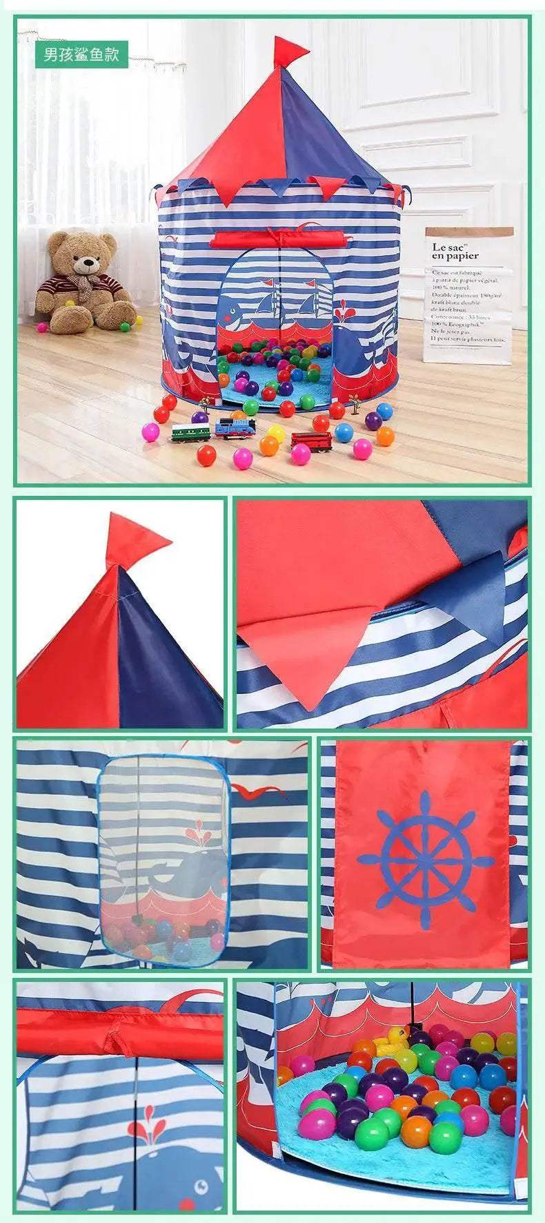 Outdoor Kid Tent Space Play House Portable Baby Gift - ToylandEU