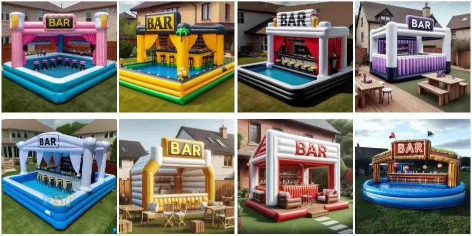  Outdoor Party Activities Inflatable Pool Bar Floating Tent -  ToylandEU™
