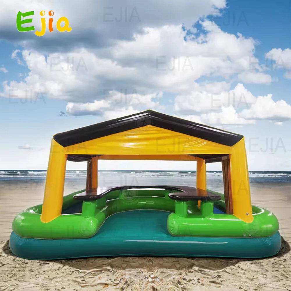 Outdoor Party Activities Inflatable Pool Bar Floating Tent - ToylandEU