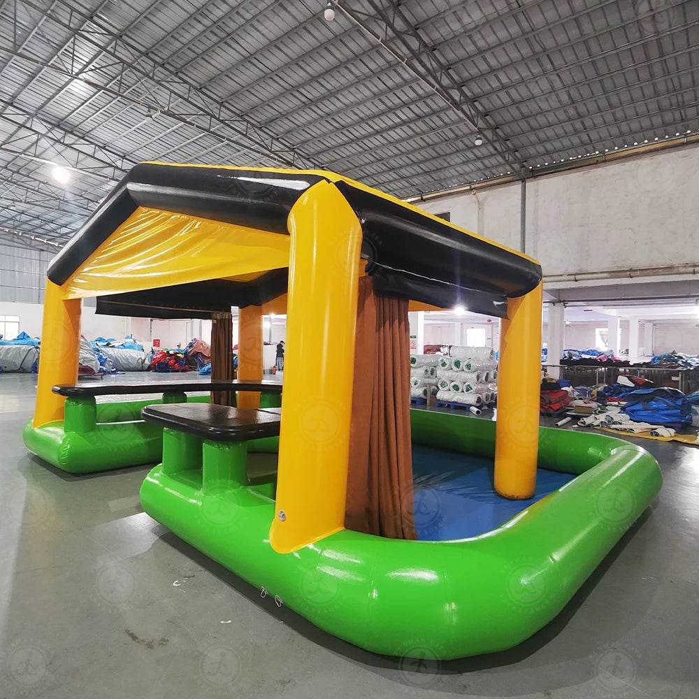 Outdoor Party Activities Inflatable Pool Bar Floating Tent - ToylandEU
