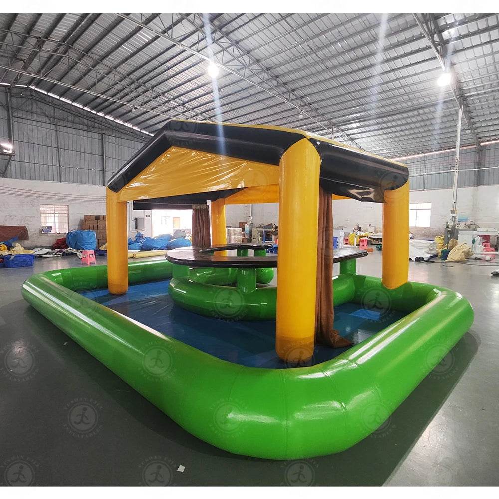 Outdoor Party Activities Inflatable Pool Bar Floating Tent - ToylandEU