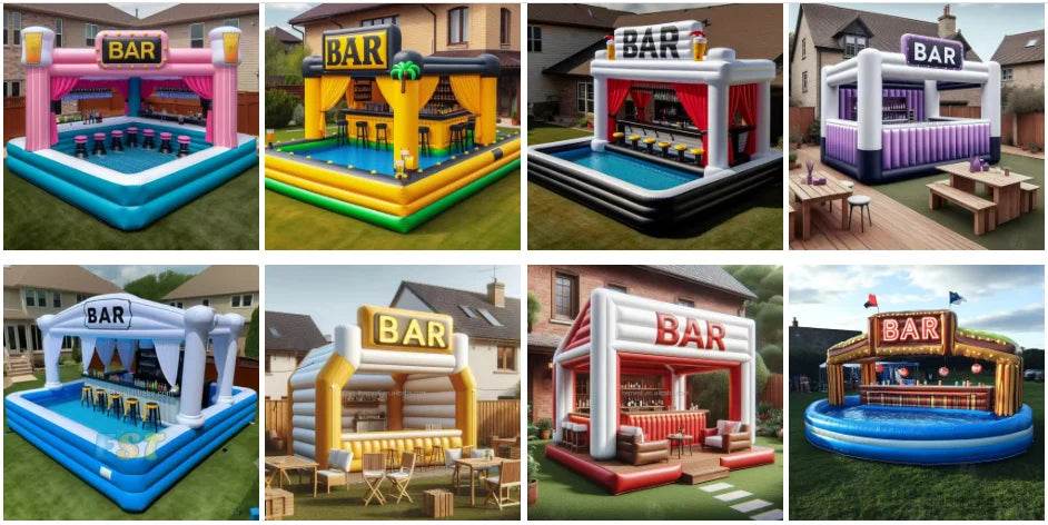 Outdoor Party Activities Inflatable Pool Bar Floating Tent - ToylandEU