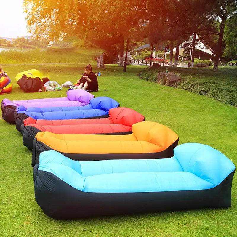 Outdoor Portable Inflatable Couch Folding Camping Inflatable Sofa Outdoor Furniture Inflatable Lounger Lazy Inflatable Sofa - ToylandEU