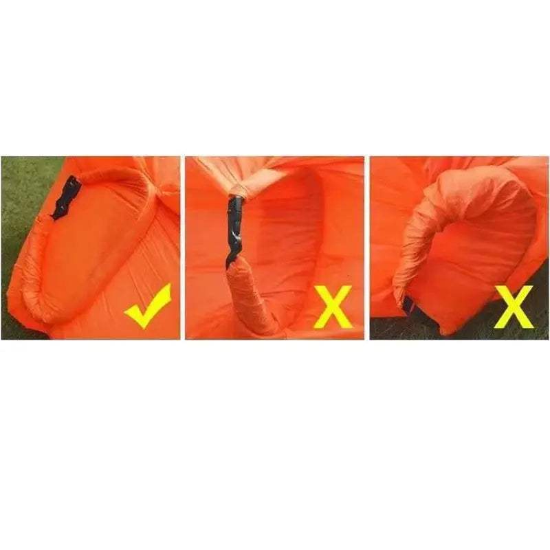 Outdoor Portable Inflatable Couch Folding Camping Inflatable Sofa Outdoor Furniture Inflatable Lounger Lazy Inflatable Sofa - ToylandEU