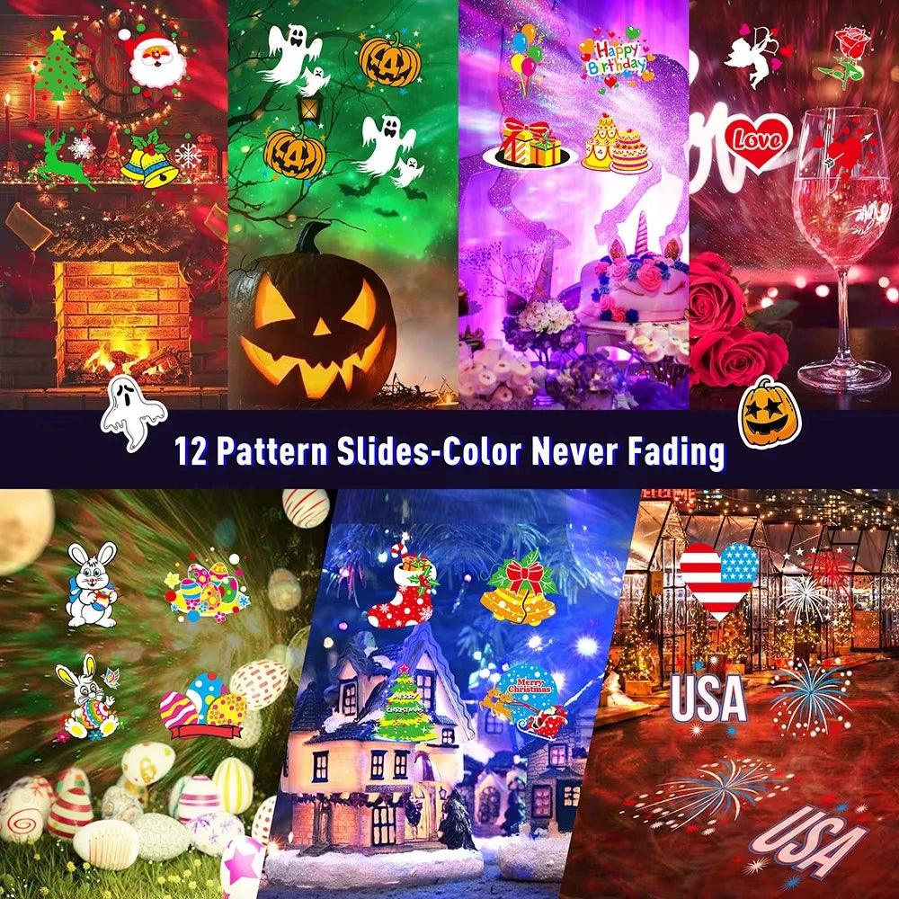 Outdoor Projector Lights | HD 2-in-1 Patterns | Toylandeu™