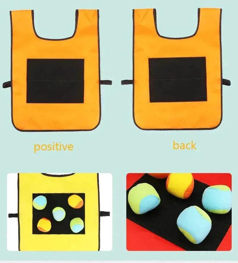  Outdoor Sport Game Props Vest With Sticky Ball Toys -  ToylandEU™
