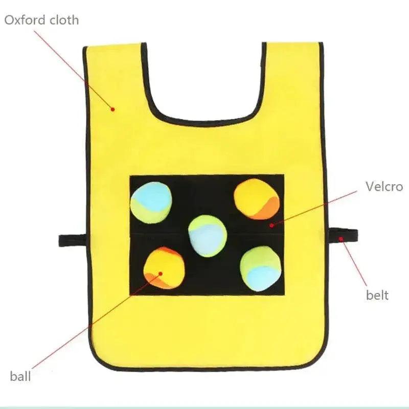  Outdoor Sport Game Props Vest With Sticky Ball Toys -  ToylandEU™