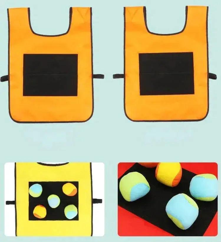  Outdoor Sport Game Props Vest With Sticky Ball Toys -  ToylandEU™