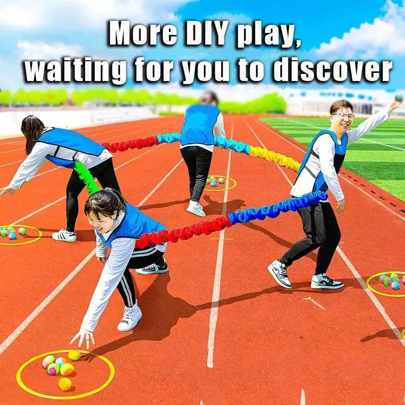 Outdoor Team Building Elastic Rope Game for Kids Fun - ToylandEU