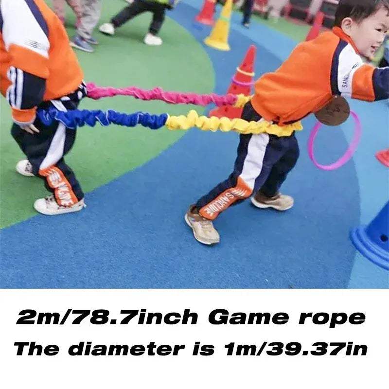 Outdoor Team Building Elastic Rope Game for Kids Fun - ToylandEU