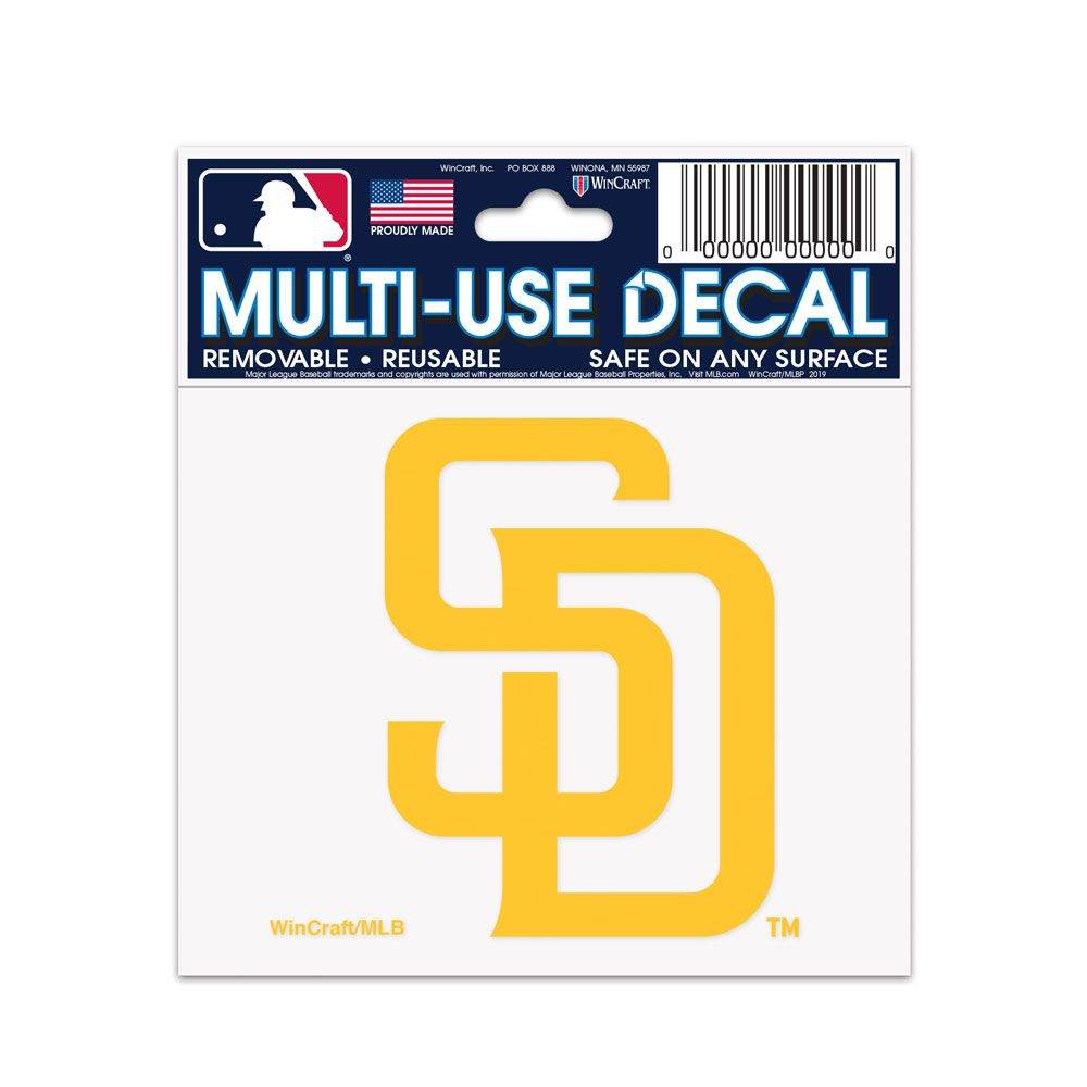 Outdoor Vinyl Decal San Diego Padres 3x4 Multi Use - ToylandEU