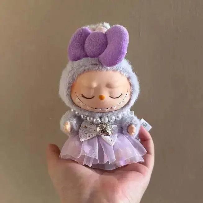 Dress for 17cm Labubu Mini Plush Doll Bow Princess Outfit -  ToylandEU™