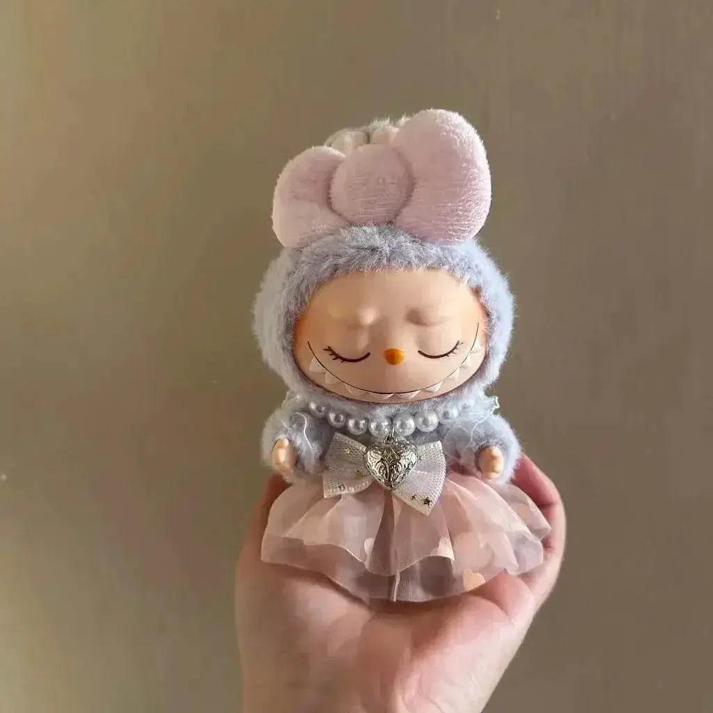  Dress for 17cm Labubu Mini Plush Doll Bow Princess Outfit -  ToylandEU™