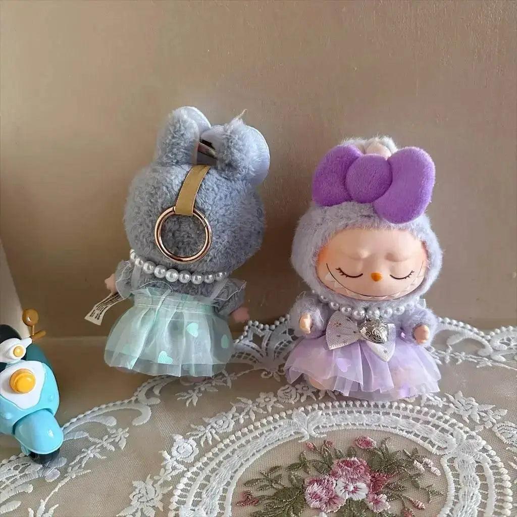  Dress for 17cm Labubu Mini Plush Doll Bow Princess Outfit -  ToylandEU™