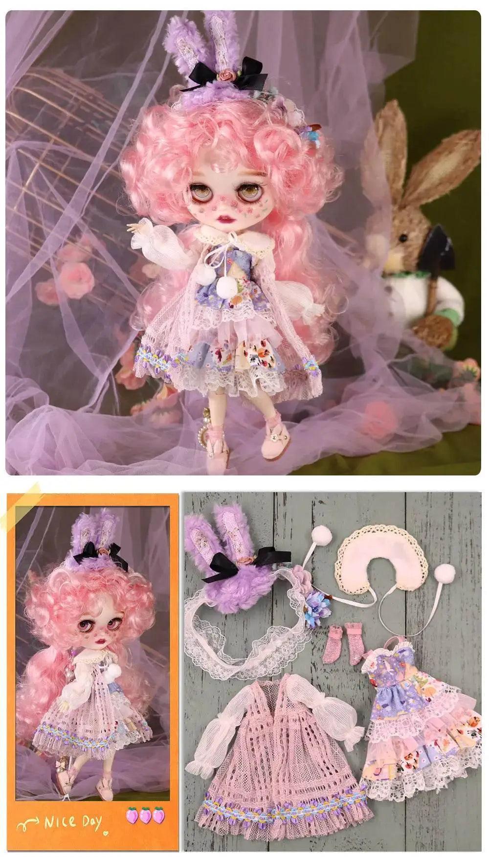  Outfits For ICY DBS Blyth Dolls Alice Dress With Headdress -  ToylandEU™
