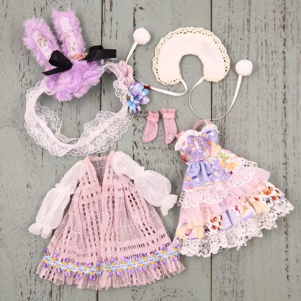 Outfits For ICY DBS Blyth Dolls Alice In Wonderland Dress - ToylandEU